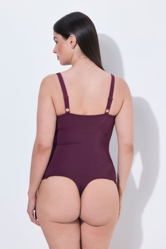 TruYou Floral Lace Underwire Bodysuit