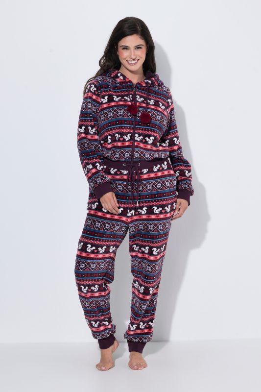 Alpine Stripe Loungewear Jumpsuit