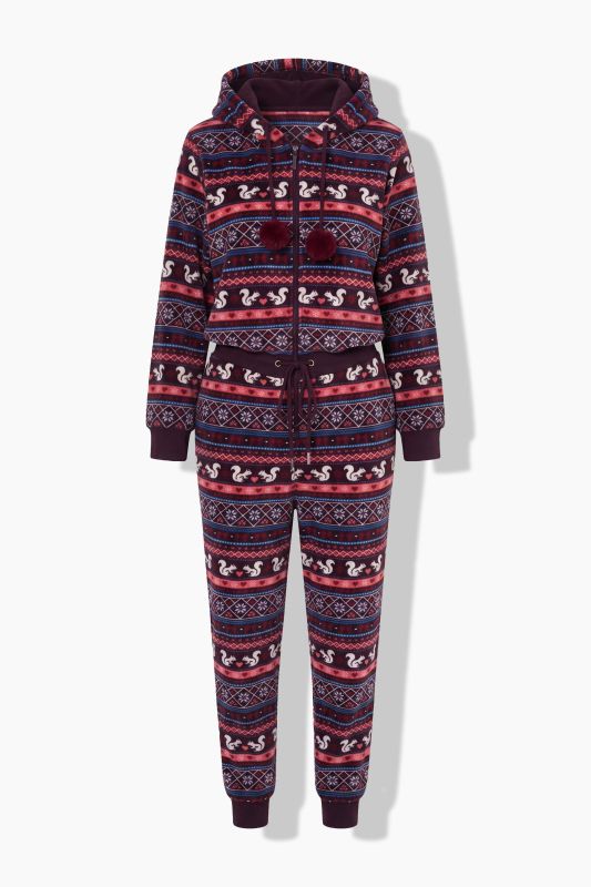 Alpine Stripe Loungewear Jumpsuit
