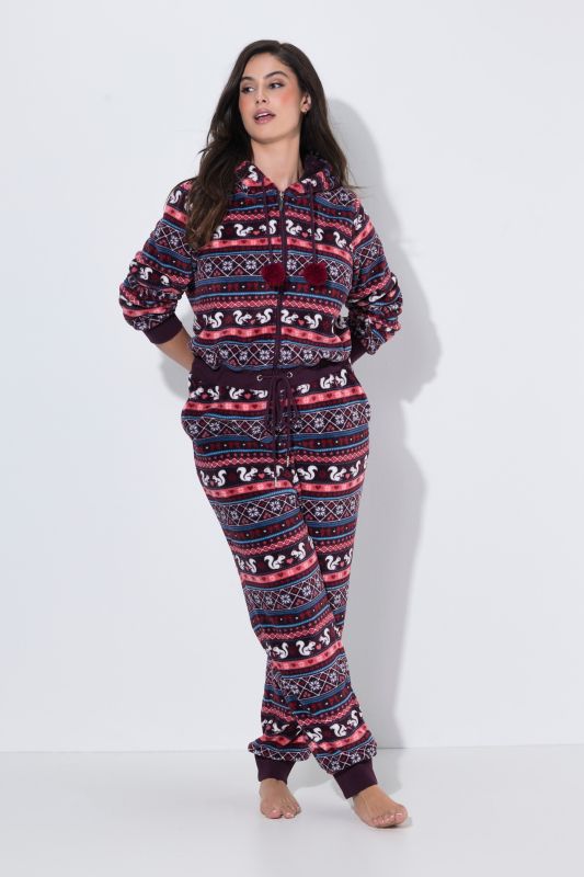 Alpine Stripe Loungewear Jumpsuit