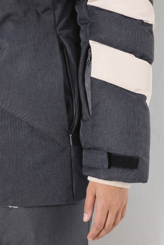 HYPRAR Two-Tone Chevron Quilted Performance Jacket