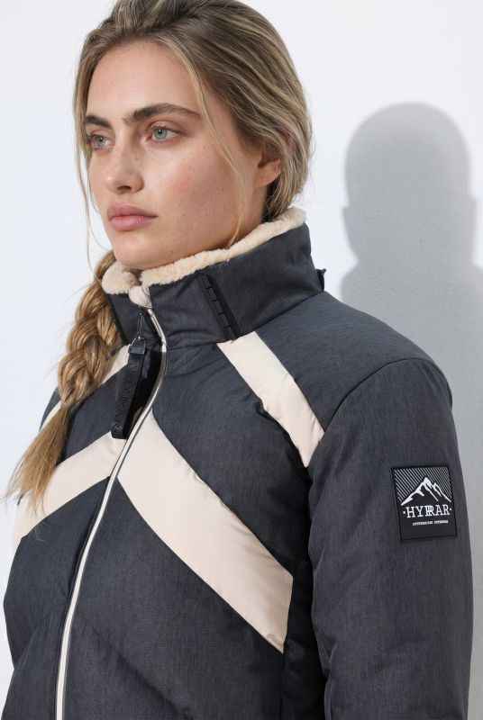 HYPRAR Two-Tone Chevron Quilted Performance Jacket
