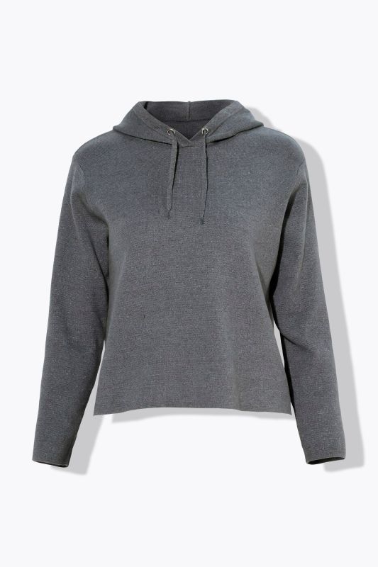 Eco Cotton Oversized Knit Hoodie