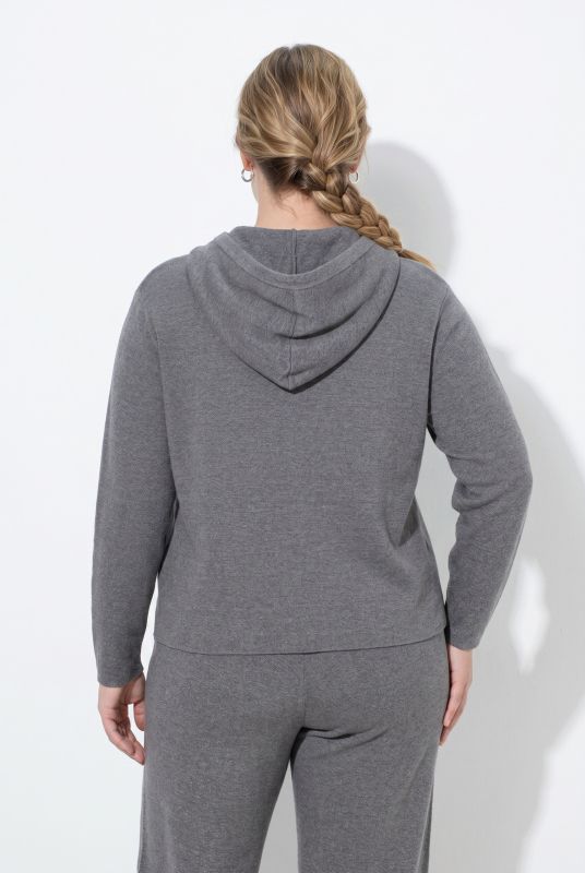 Eco Cotton Oversized Knit Hoodie