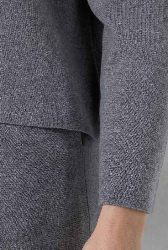 Eco Cotton Oversized Knit Hoodie