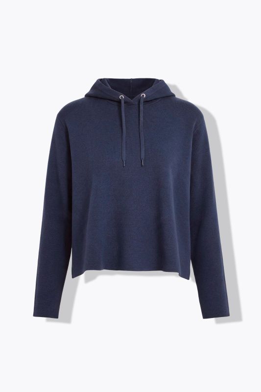 Eco Cotton Oversized Knit Hoodie