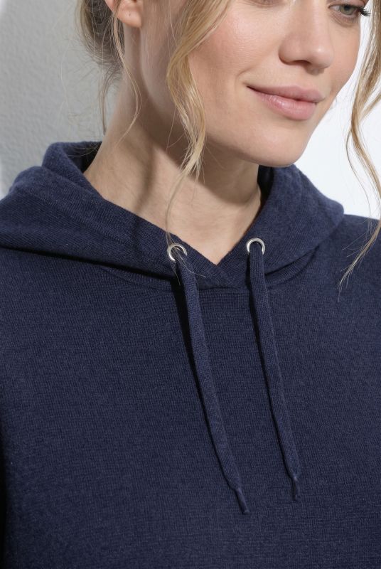 Eco Cotton Oversized Knit Hoodie