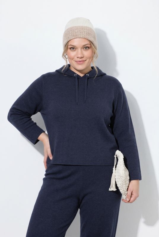 Eco Cotton Oversized Knit Hoodie