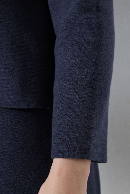 Eco Cotton Oversized Knit Hoodie