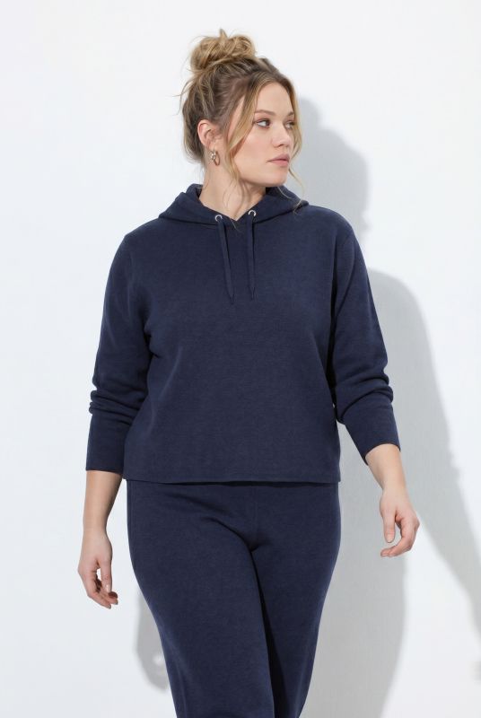 Eco Cotton Oversized Knit Hoodie