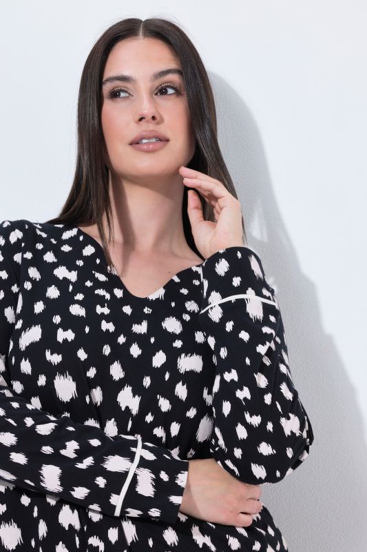2 Pack Long Sleeve Sleep Tees: Dalmatian