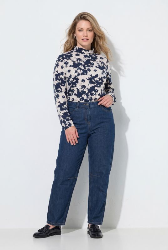 Eco Cotton Comfort Waist Barrel Jeans