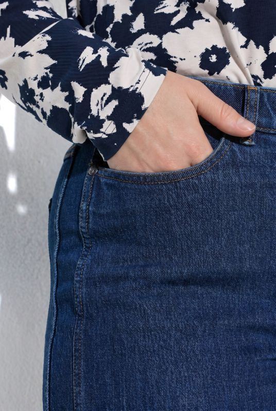 Eco Cotton Comfort Waist Barrel Jeans