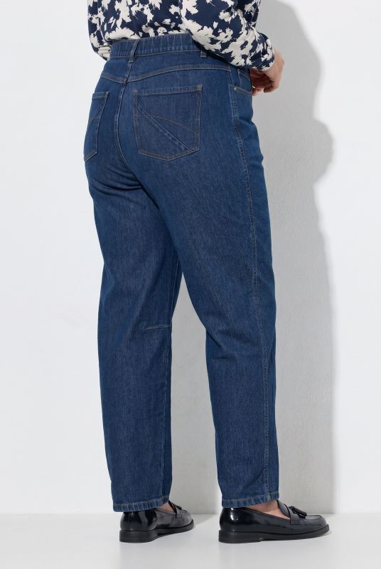 Eco Cotton Comfort Waist Barrel Jeans