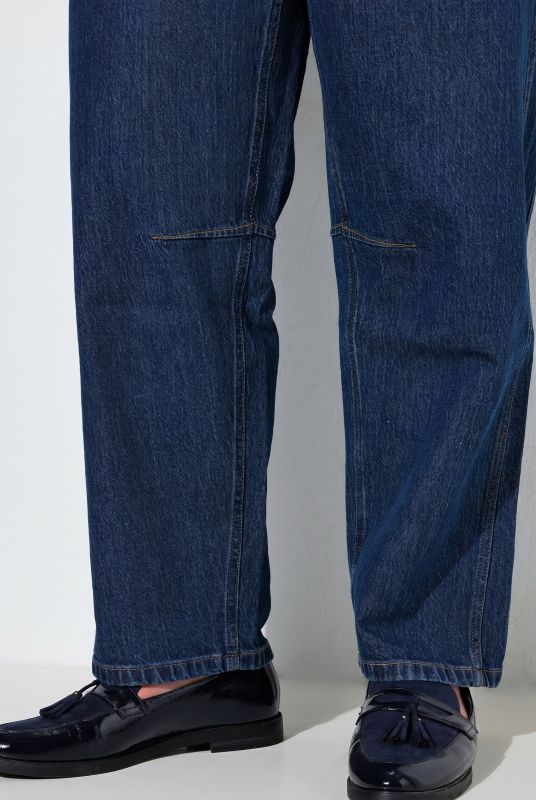 Eco Cotton Comfort Waist Barrel Jeans