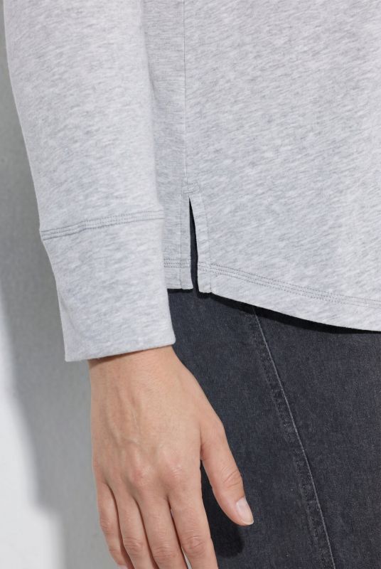Eco Cotton Long Sleeve Button-Down Tee