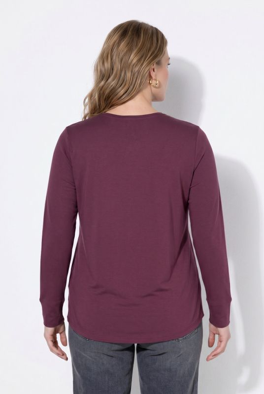 Eco Cotton Long Sleeve Button-Down Tee