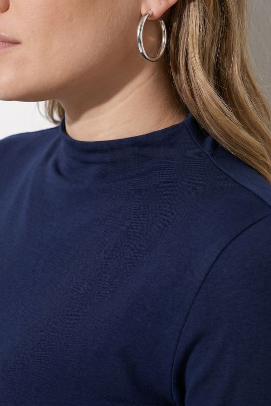 Eco Viscose Long Sleeve Turtleneck Tee