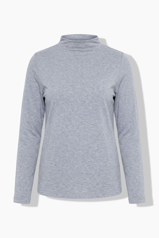 Eco Viscose Long Sleeve Turtleneck Tee
