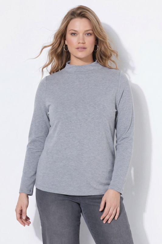 Eco Viscose Long Sleeve Turtleneck Tee