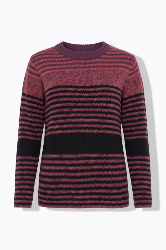 Eco Cotton Mixed Stripe Long Sleeve Sweater