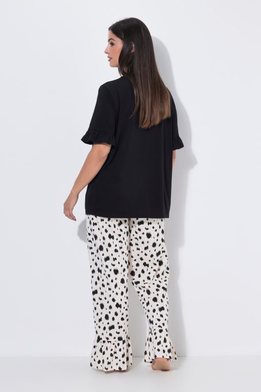 Dalmatian Print Two-Piece Pajama Set