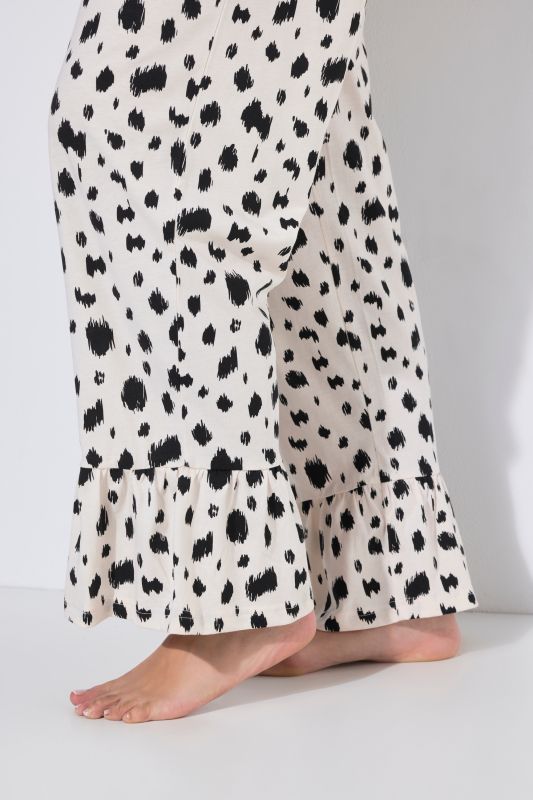 Dalmatian Print Two-Piece Pajama Set