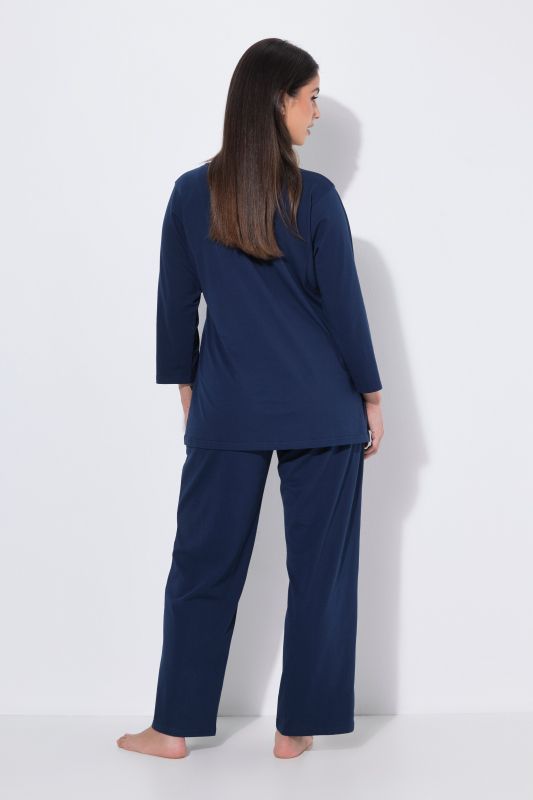 Decorative Seam Two-Piece Pajama Set