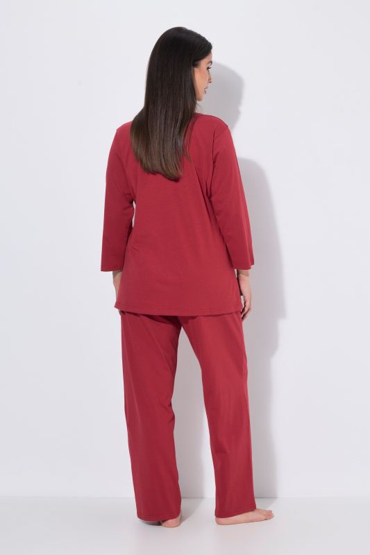 Decorative Seam Two-Piece Pajama Set