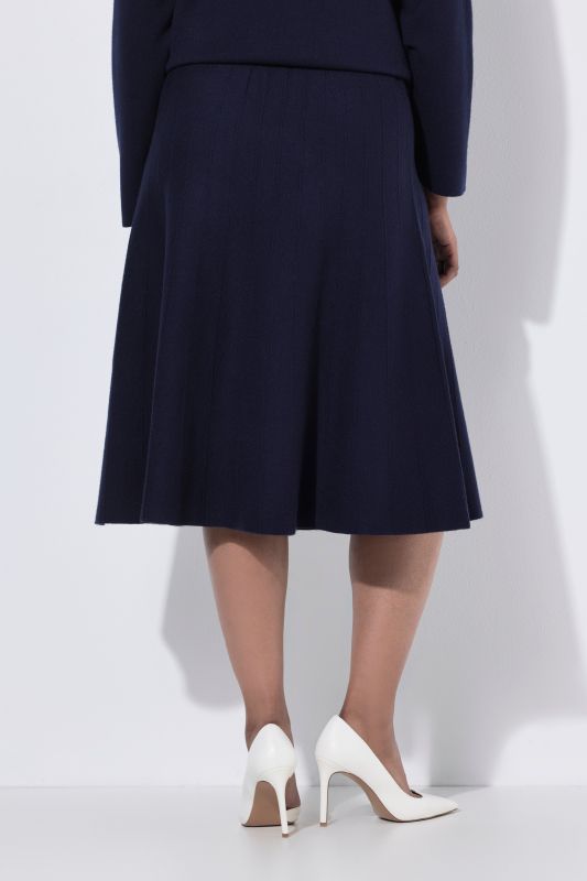 Milano Knit Elastic Waist Skirt