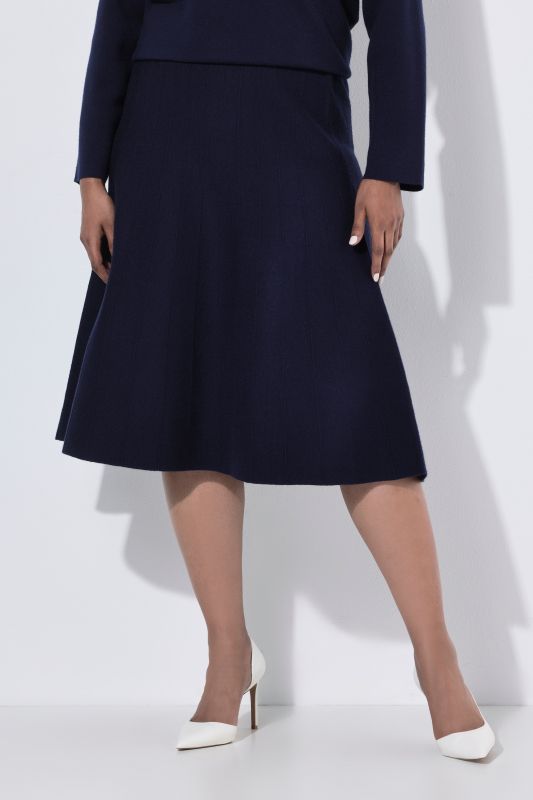 Milano Knit Elastic Waist Skirt