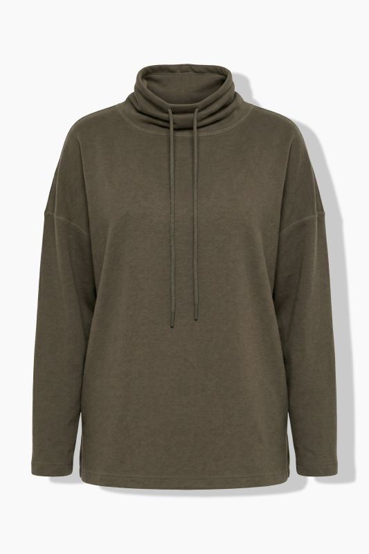 Oversized Turtleneck Sweatshirt