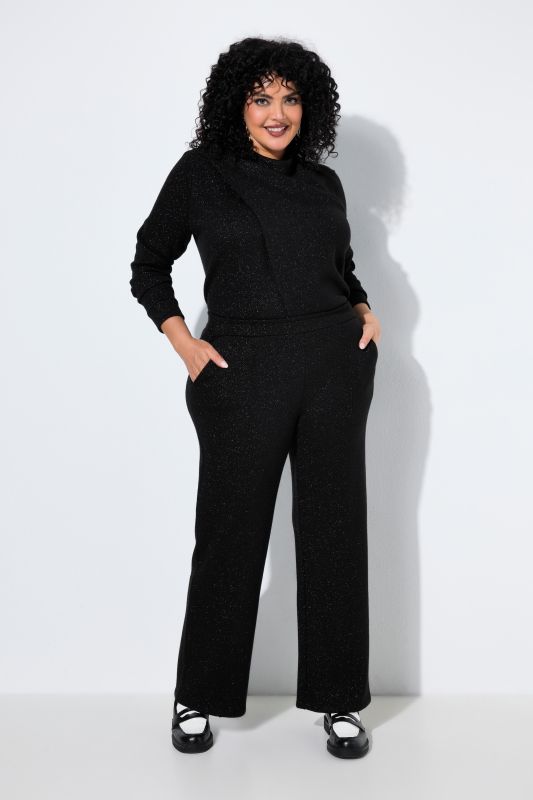 Sparkling Wide Leg Sweatpants
