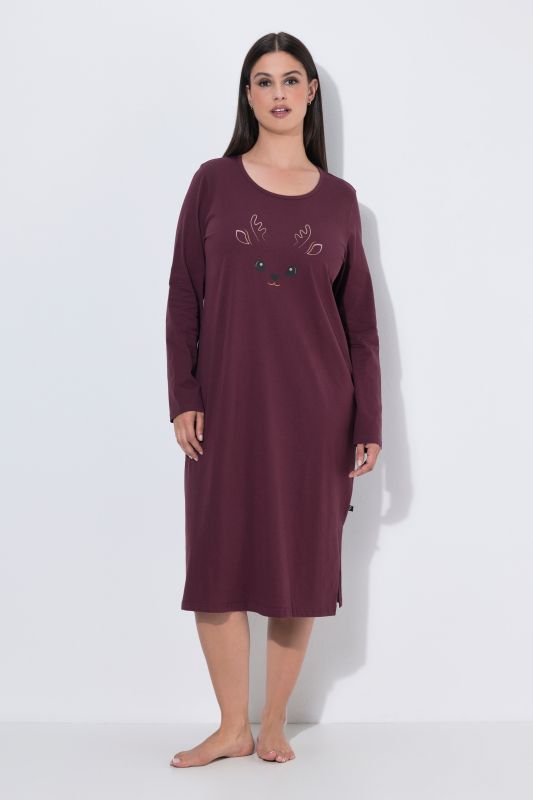 2 Pack Long Sleeve Sleep Tees: Fawn