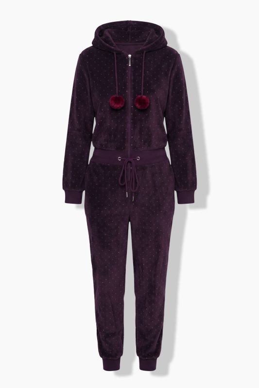 Polka Dot Loungewear Jumpsuit
