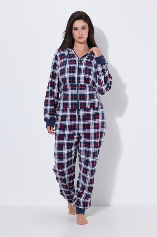 Plaid Loungewear Jumpsuit