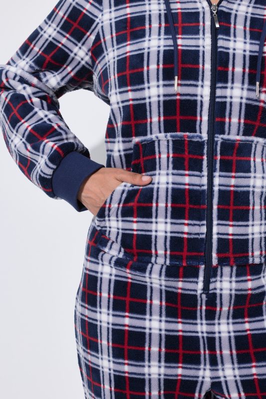 Plaid Loungewear Jumpsuit