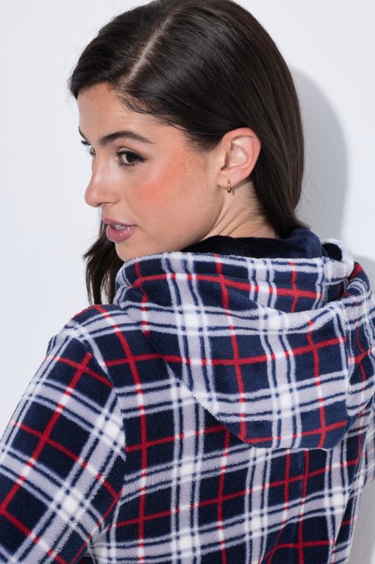 Plaid Loungewear Jumpsuit