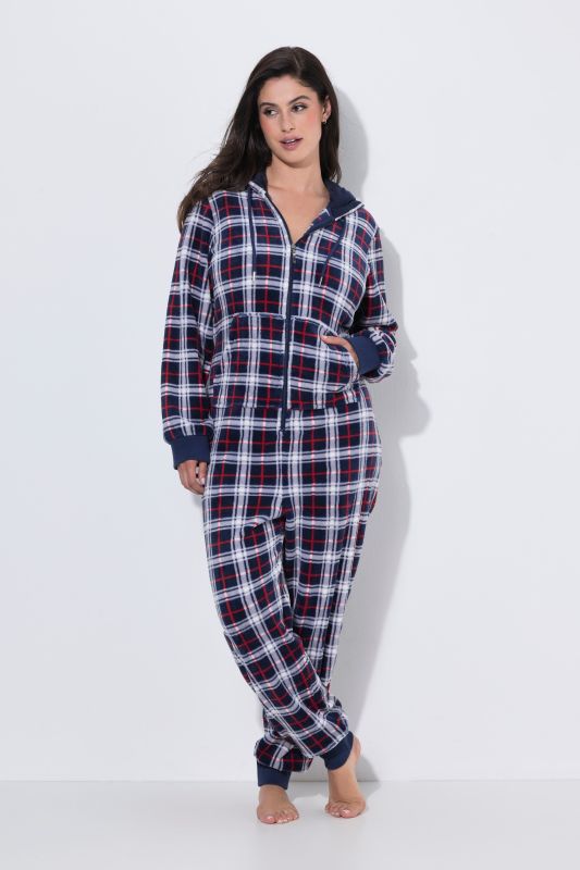 Plaid Loungewear Jumpsuit