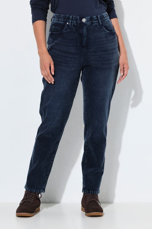 Mom Fit Stretch Fit Corduroy Pants
