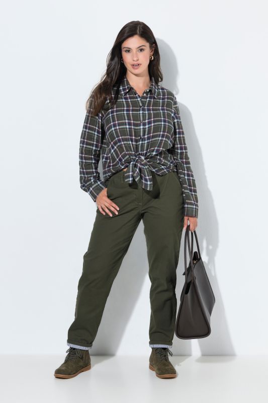 Chino Comfort Waist Stretch Cotton Pants