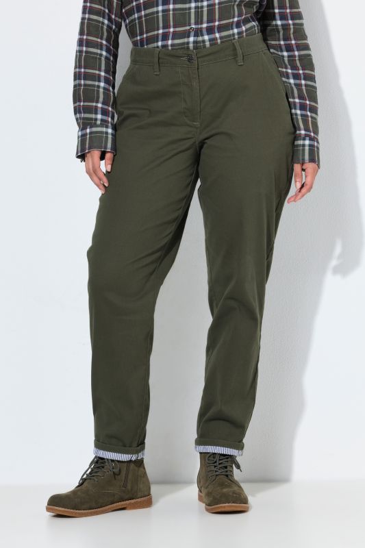 Chino Comfort Waist Stretch Cotton Pants