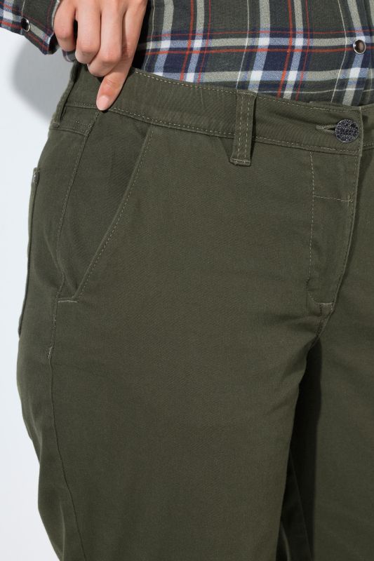 Chino Comfort Waist Stretch Cotton Pants