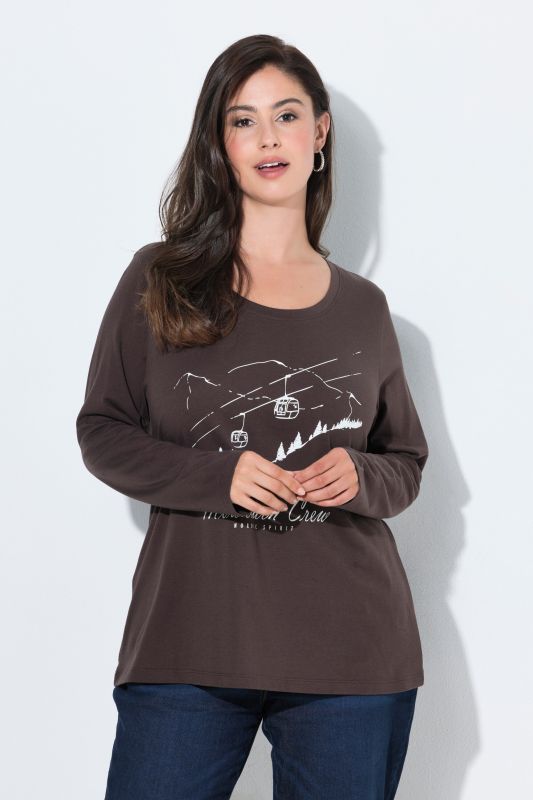 Mountain Crew Long Sleeve Graphic Tee