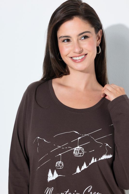 Mountain Crew Long Sleeve Graphic Tee