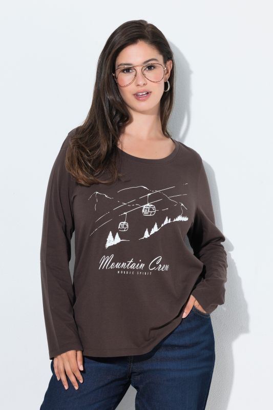 Mountain Crew Long Sleeve Graphic Tee