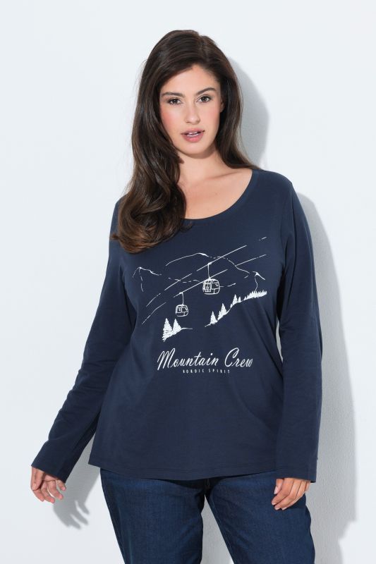 Mountain Crew Long Sleeve Graphic Tee