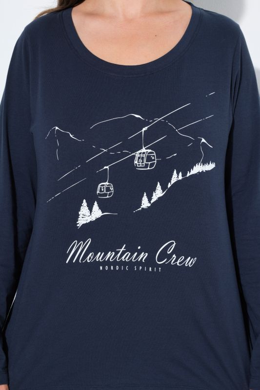 Mountain Crew Long Sleeve Graphic Tee