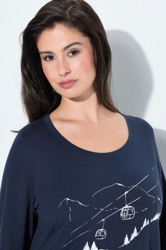 Mountain Crew Long Sleeve Graphic Tee