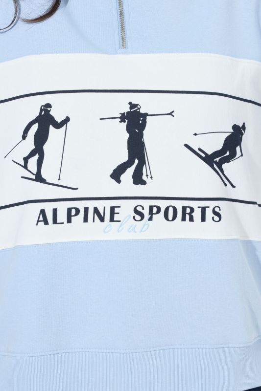 Alpine Sports Troyer Collar Sweatshirt
